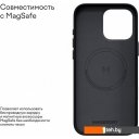 Чехлы для телефонов Magssory Eco Leather Case Midnight для iPhone 16 Pro Max CLT029m