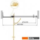 Душевые кабины Cezares Slider-B-1-90/100-C-Cr