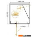 Душевые кабины Cezares SLIDER-AH-1-100-70/80-BR-CR