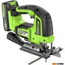 Электролобзики Greenworks GD24JS 3601407CUA (с 1-им АКБ)