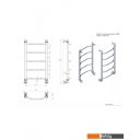 Полотенцесушители Двин E 80/40 (черный матовый)