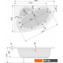 Ванны Poolspa Klio Asym 150 x 100