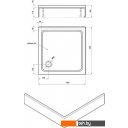 Душевые поддоны Aquatek DPA-0000003 100х100 (без сифона)