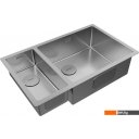 Кухонные мойки Paulmark Next 69/2S Uni PM226944-BSR (стальной/брашированная сталь)