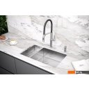 Кухонные мойки Paulmark Next 69/2S Uni PM226944-BSR (стальной/брашированная сталь)