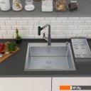 Кухонные мойки Roxen Simple 560220-50 сатин (с коландером и дозатором)