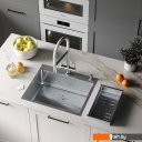 Кухонные мойки Roxen Simple 560220-50 сатин (с коландером и дозатором)