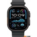 Умные часы и браслеты Apple Watch Ultra 2 LTE 49 мм (титановый корпус, черный/черный, ремешок из эластомера)