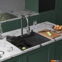 Кухонные мойки Roxen Stage Plus 560250-60-BS многофункциональная 8 в 1 (60*48/текстурный графит)