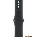 Умные часы и браслеты Apple Watch Series 11 46 мм (алюминиевый корпус, космический серый/черный, спортивный силиконовый ремешок M/L)