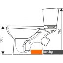 Унитазы Оскольская керамика Элисса (красный)