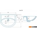 Умывальники Rosa Уют 55 (белый)