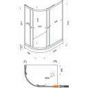 Душевые кабины Triton Коралл А Мозаика 120x80 R