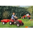 Каталки, педальные машинки Dolu Ranchero с прицепом 8146 (красный)