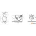 Унитазы Керамин Тобаго R МЛ Slim (с жестким сиденьем и микролифтом)