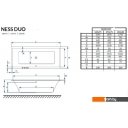 Ванны Excellent Ness Duo 170x75