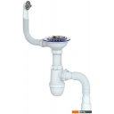 Кухонные мойки Marblan Cubi (серебристый, с сифоном)