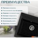 Кухонные мойки Saniteco Mare (черный)