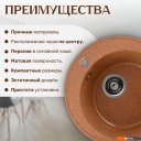 Кухонные мойки Saniteco Nova (терракот)