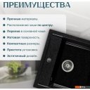 Кухонные мойки Saniteco Terra (черный)