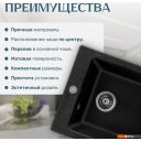 Кухонные мойки Saniteco Silva (черный)