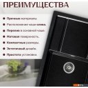 Кухонные мойки Saniteco Fama (оникс)