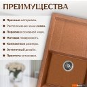 Кухонные мойки Saniteco Fama (терракот)