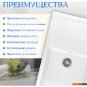 Кухонные мойки Saniteco Fama (белый)