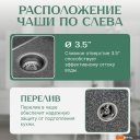 Кухонные мойки Saniteco Fama (графит)