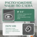 Кухонные мойки Saniteco Rosa (графит)