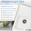 Кухонные мойки Saniteco Rosa (белый)