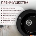 Кухонные мойки Saniteco Nova (оникс)