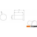 Аксессуары для ванной и туалета Aquatek Вега AQ4001MB (черный матовый)