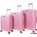 Чемоданы, сумки-тележки Mironpan 11197-2 (S, пыльно-розовый)