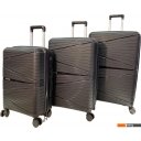 Чемоданы, сумки-тележки Mironpan 23103 (S, черный)