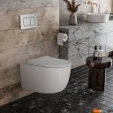 Унитазы Roxen Vortex в комплекте с инсталляцией StounFix Dual Fresh 6 в 1 968489 (кнопка: сатин)