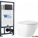 Унитазы Saniteco KW-9003W + Marberg 507 RD MT-BL + Marberg 507