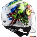 Мотошлемы LS2 OF602 Funny Croco (M, белый глянцевый)
