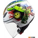 Мотошлемы LS2 OF602 Funny Croco (M, белый глянцевый)
