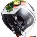 Мотошлемы LS2 OF602 Funny Croco (S, белый глянцевый)