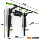 Силовые тренажеры Absolute champion Атлант с узким хватом АЧ 11908 (черный/салатовые ручки)