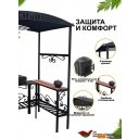 Мангалы, грили, барбекю Станкоинструмент Царский (кованый с печью и дымоходом)