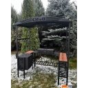 Мангалы, грили, барбекю Станкоинструмент Царский (кованый с печью и дымоходом)