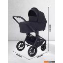 Детские коляски и аксессуары Rant Flex 3в1 RA077 (черный)