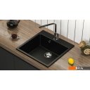 Кухонные мойки MARRBAXX Карельский камень модель 42/Q4 (черный)