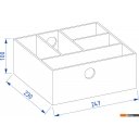 Ящики, корзины, органайзеры Lauter Деревянный 23 (буковое дерево)