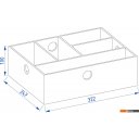 Ящики, корзины, органайзеры Lauter Деревянный 32 (буковое дерево)