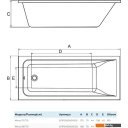 Ванны Alba Spa Merry 180x70