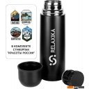 Термосы, термокружки и многоразовые стаканы Relaxika 101 750мл (вороненая сталь)