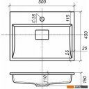 Умывальники Versalia Absolute 50 Black